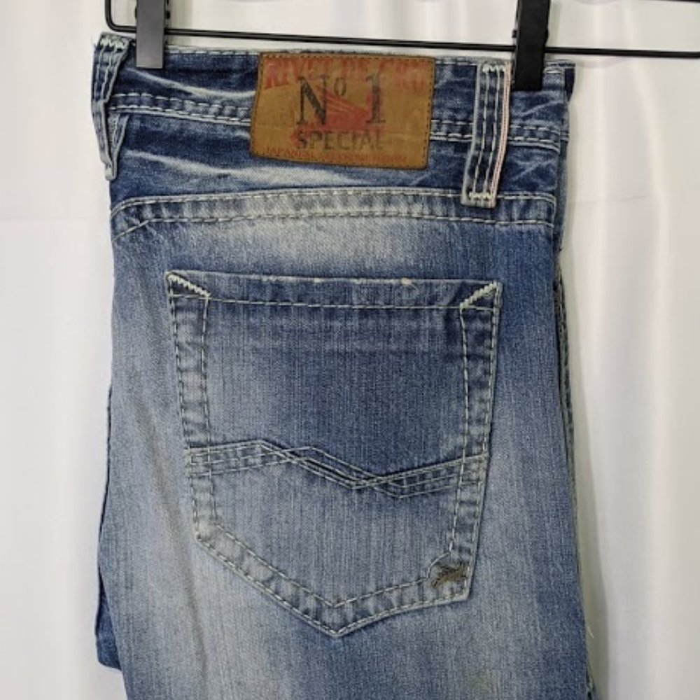 Rivet De Cru Jeans 38 x 35 Japanese Denim Cotton